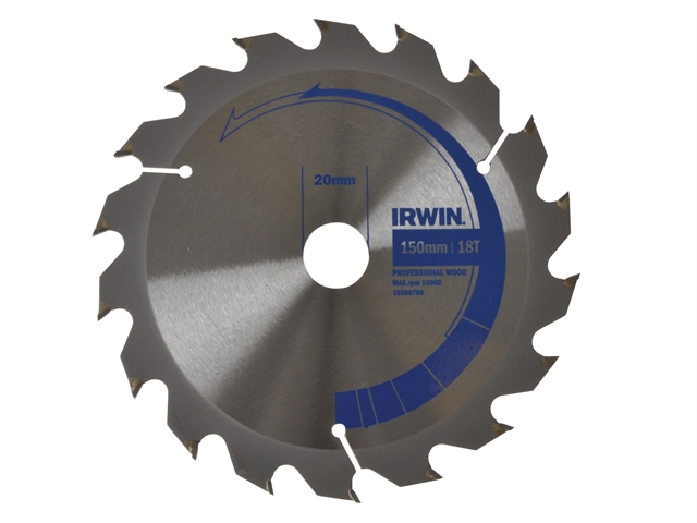 Circular Saw Blade 150 x 20mm x 18T Professional Fast Rip