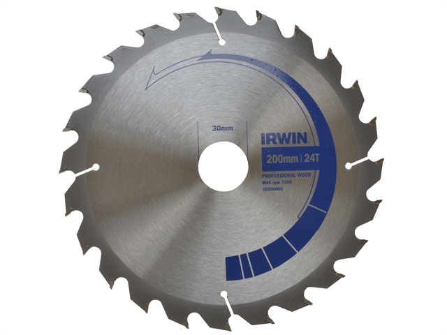 Circular Saw Blade 200 x 30mm x 24T Professional Cross & Rip Cut