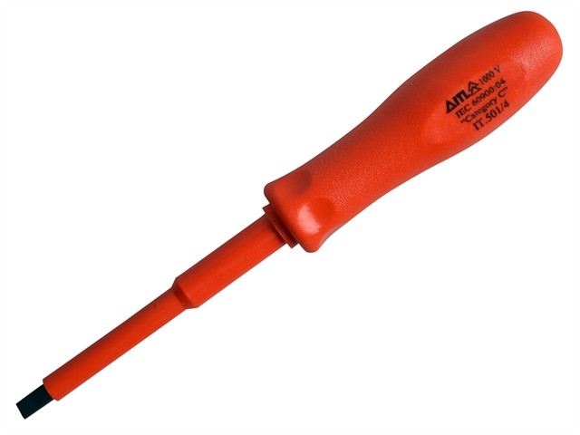 ITL Insulated Insulated Engineers Screwdriver 100mm x 6.5mm