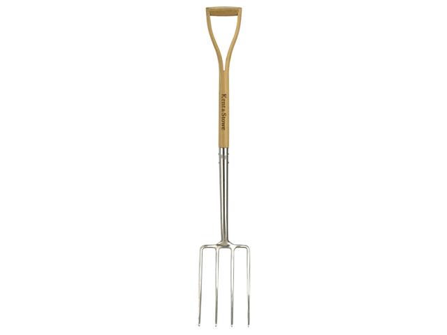 Kent & Stowe Stainless Steel Digging Fork, FSC®