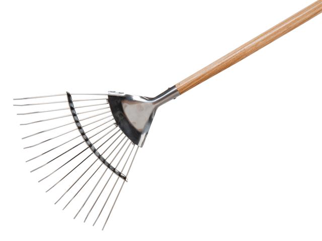 Kent & Stowe Stainless Steel Garden Life Lawn & Leaf Rake, FSC®