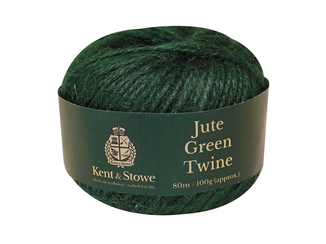 Kent & Stowe Jute Twine Green 80m 100g