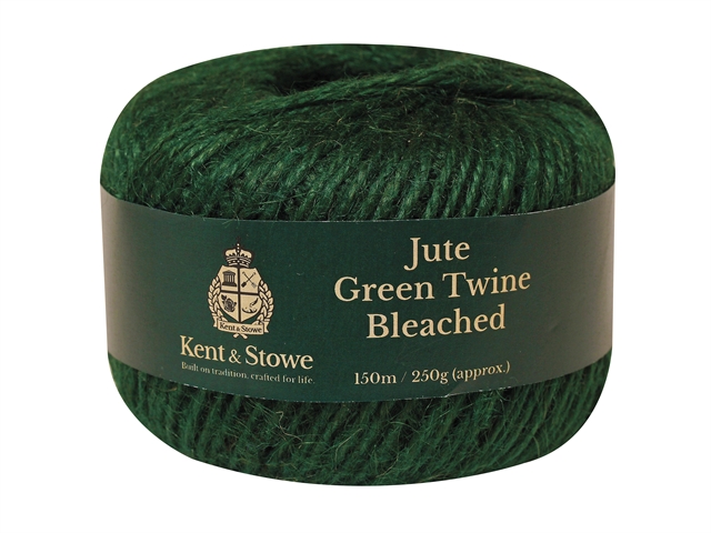 Kent & Stowe Jute Twine Bleached Green 150m (250g)