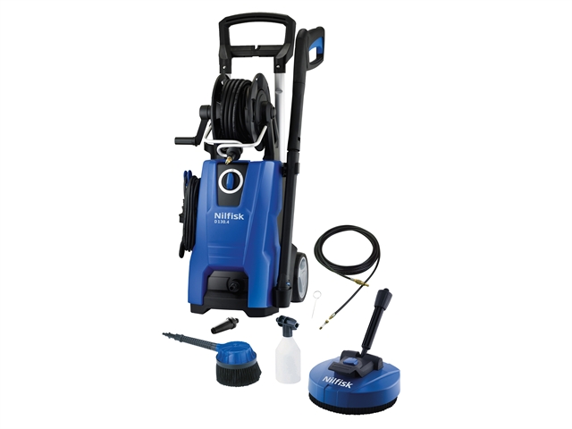 Kew Nilfisk Alto D130.4.9 PAD X-TRA Pressure Washer & Cleaning Kit 130 Bar 240 Volt