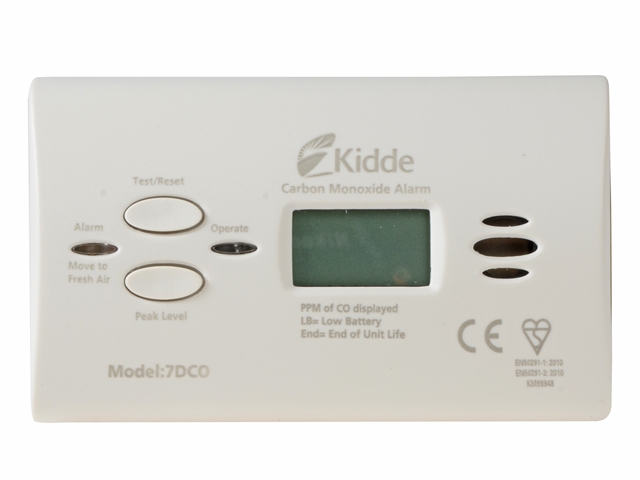 Kidde Carbon Monoxide Alarm Digital 10 Year