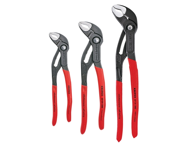 Knipex Set of 3 Cobra Waterpump Pliers