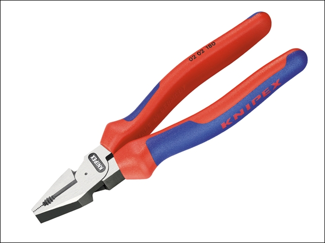 Knipex High Leverage Combination Pliers Multi Component Grip 180mm