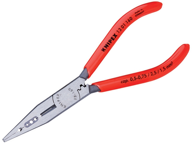 Knipex 4 in 1 Electricians Pliers PVC Grip 160mm (6 1/4in)