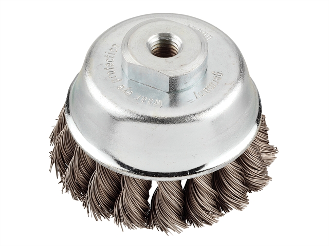 KWB Steel Twist Knot Cup Brush 66mm x M14