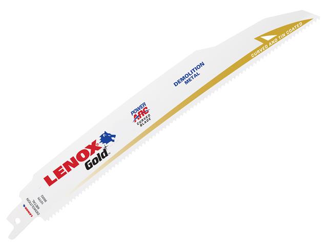 LENOX 960GR Gold® Demolition Reciprocating Saw Blades 230mm 10 TPI  (Pack 5)
