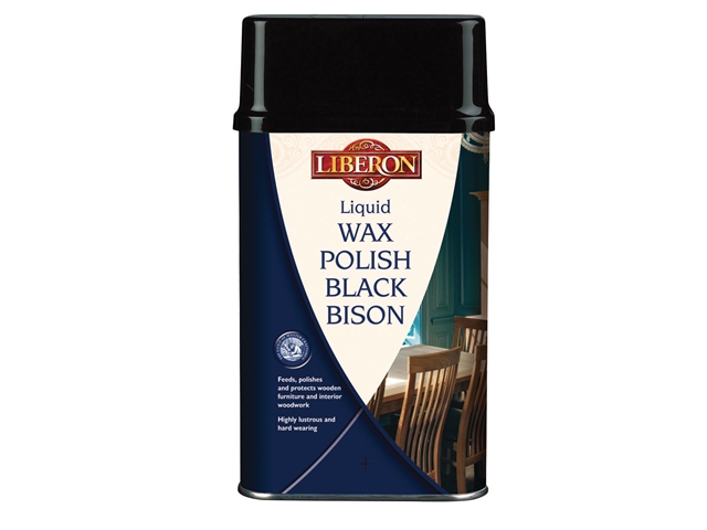 Liberon Liquid Wax Polish Black Bison Dark Oak 500ml