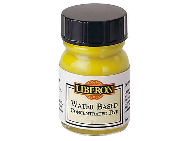 Liberon Concentrated Water Based Dye - Assorted Colours (15ml x 8)