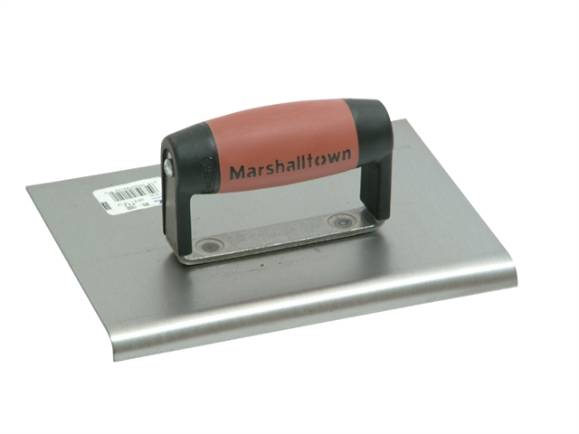 Marshalltown M120D Cement Edger Straight End Durasoft Handle 200 x 150mm (8 x 6in)