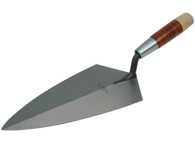 Marshalltown 19L Philadelphia Pattern Brick Trowel Leather Handle 10in