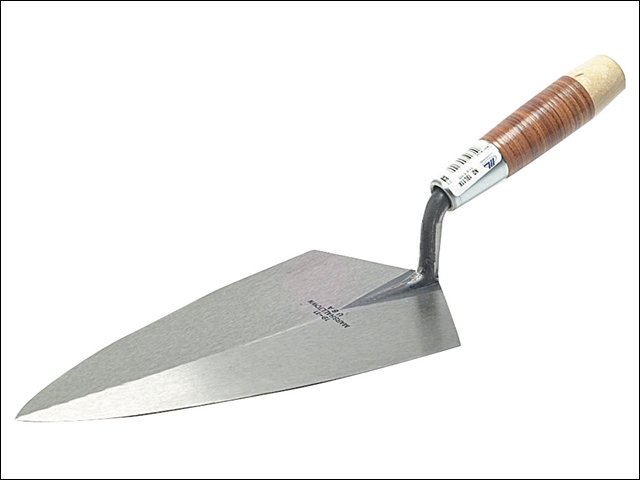 Marshalltown 19L Philadelphia Pattern Brick Trowel Leather Handle 11in