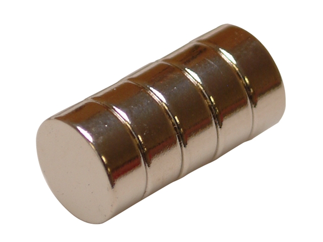 E-Magnets 654 Neodymium Disc Magnet 10mm (Pack of 5)