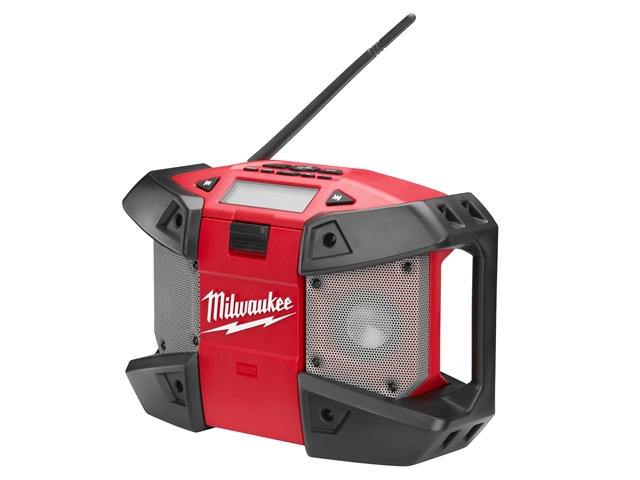 Milwaukee C12 JSR-0 Compact Jobsite Radio 240 Volt & 12 Volt Li-Ion Bare Unit 240V 12V