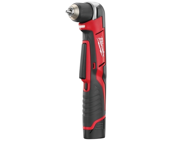 Milwaukee C12 RAD-202C Compact Right Angle Drill 12 Volt 2 x 2.0Ah Li-Ion 12V