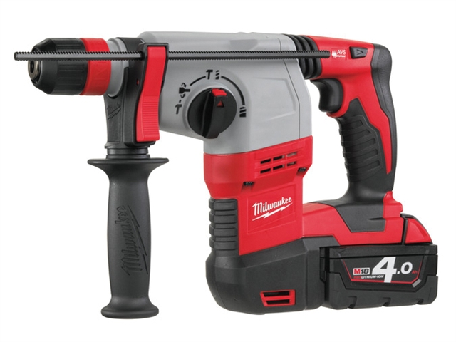 Milwaukee M18 HD18 HX-4 SDS Plus 3 Mode Rotary Hammer 18 Volt 2 x 4.0Ah Li-Ion 18V