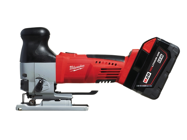 Milwaukee M28 HD28 JSB-32C Heavy-Duty Body Grip Cordless Jigsaw 28 Volt 2 x 3.0Ah Li-Ion 28V