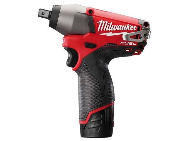 Milwaukee M12 CIW12-202C Fuel™ Compact 1/2in Impact Wrench 12 Volt 2 x 2.0Ah Li-Ion 12V