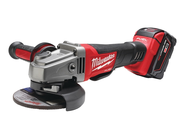 Milwaukee M18 CAG115XPD Fuel™ 115mm Angle Grinder 18 Volt 2 x 4.0Ah Li-Ion 18V