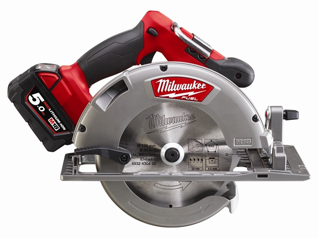 Milwaukee M18 CCS66-502C FUEL™ Circular Saw 18 Volt 2 x 5.0Ah Li-Ion 18V