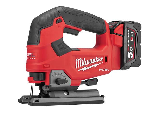 Milwaukee M18 FJS-502X FUEL™ Top Handle Jigsaw 18V 2 x 5.0Ah Li-ion