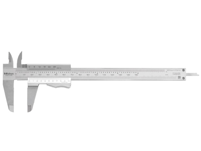 Mitutoyo 531 128 Vernier Caliper Thumb Lock 150mm (6in)