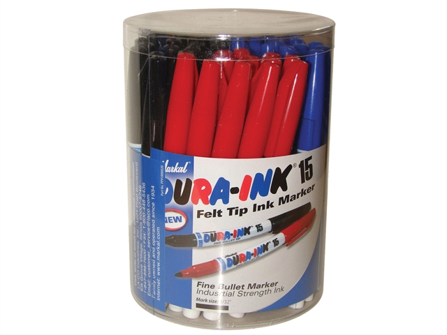 Markal Dura-Ink 15 Fine Tip Marker  Tub 48