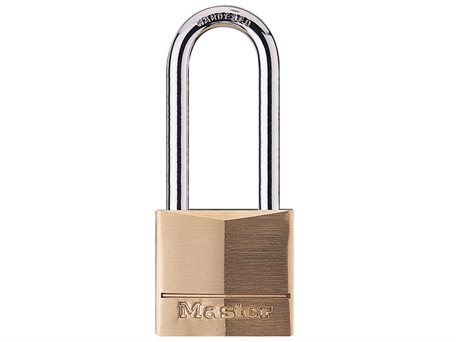 Master Lock Solid Brass 40mm Padlock 4 Pin - 51mm Shackle