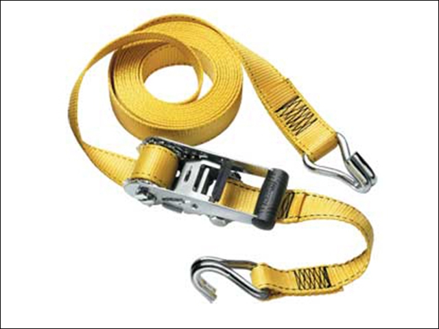 Master Lock Ratchet Tie Down + J Hooks 4.5m