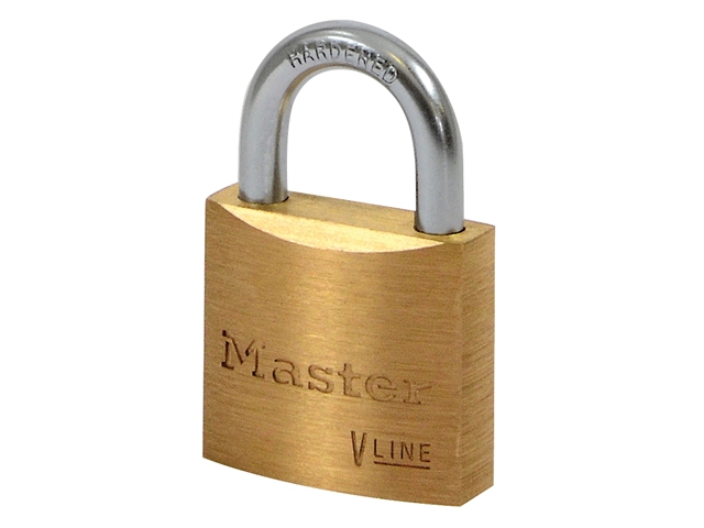 Master Lock V Line Brass 30mm Padlock - Keyed Alike 142