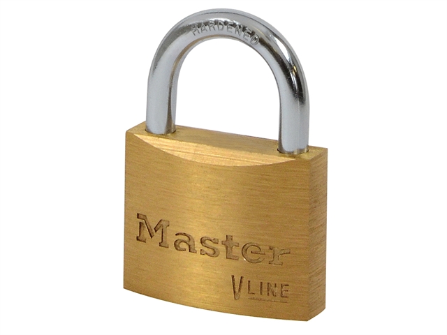Master Lock V Line Brass 35mm Padlock