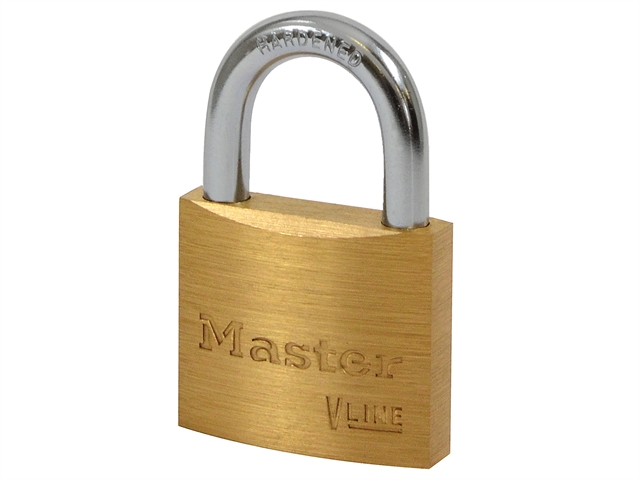 Master Lock V Line Brass 45mm Padlock - Keyed Alike 2413