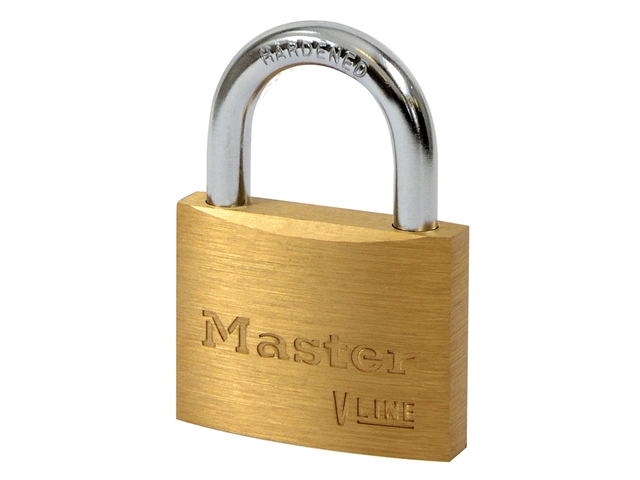 Master Lock V Line Brass 50mm Padlock