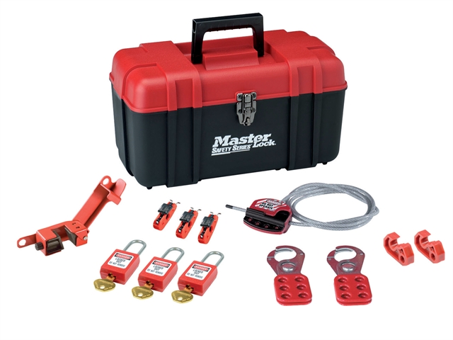 Master Lock Lockout Toolbox 12 Piece  Kit- Electrical