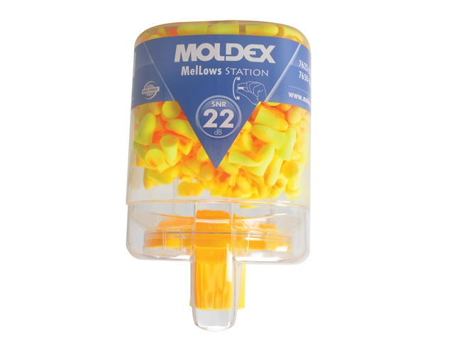 Moldex Disposable Foam Earplugs Mellows Station 250 Pairs SNR 22