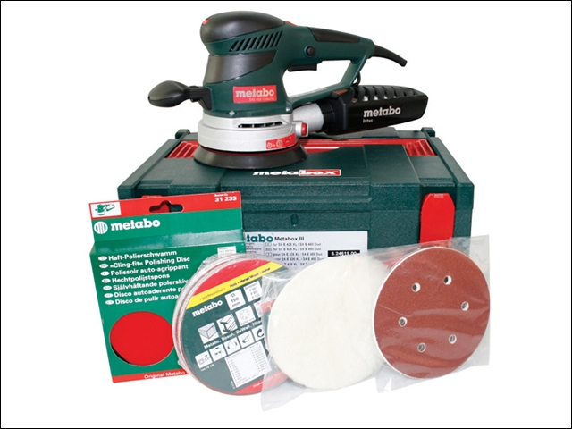 Metabo SXE-450 150mm Variable Speed Dual Orbit Sander Pro Pack 350 Watt 240 Volt 240V