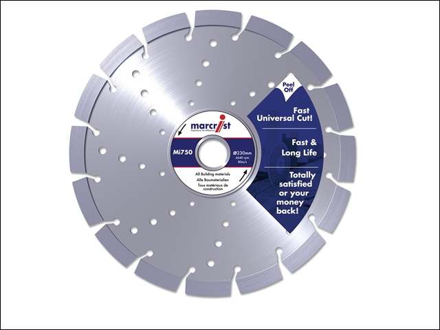 Marcrist Mi750 Diamond Blade Fast Universal Cut 115mm x 22.2mm