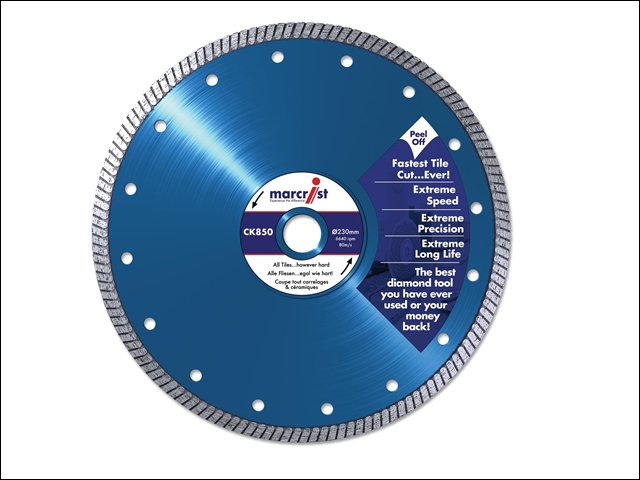 Marcrist CK850 Natural Diamond Blade Fast Cut 115 x 22.2mm