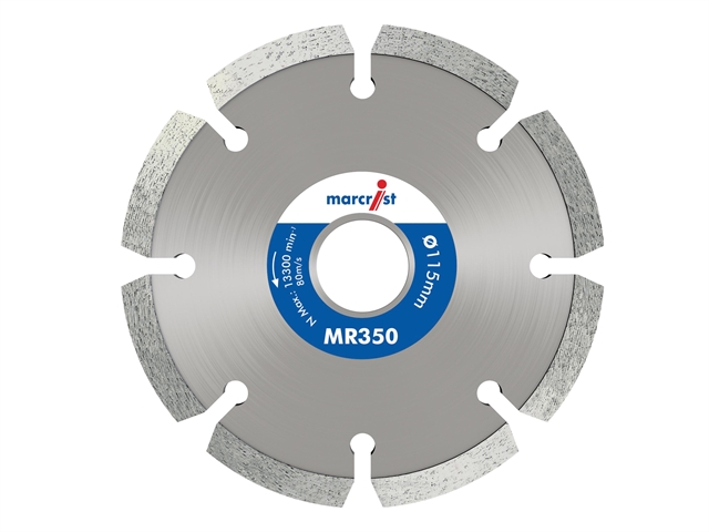 Marcrist MR350 Trade Mortar Rake Diamond Blade 115mm x 22.2mm