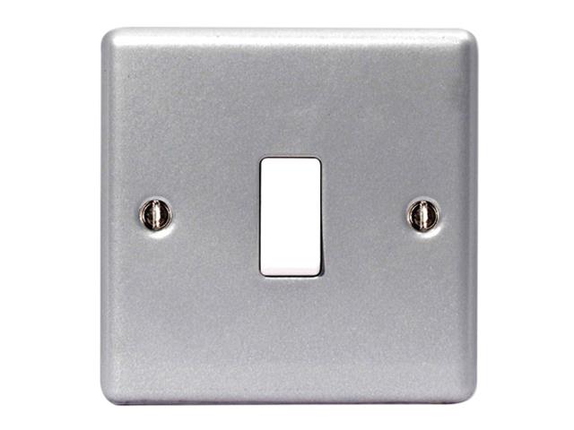 Masterplug Metal Clad 2-Way 1-Gang Light Switch