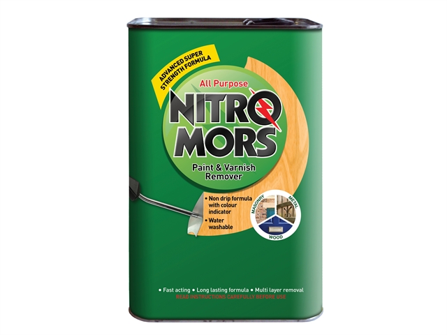 Nitromors New All Purpose Paint & Varnish Remover 4 Litre