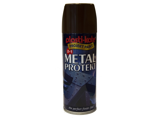 Plasti-kote Metal Protekt Spray Brown 400ml