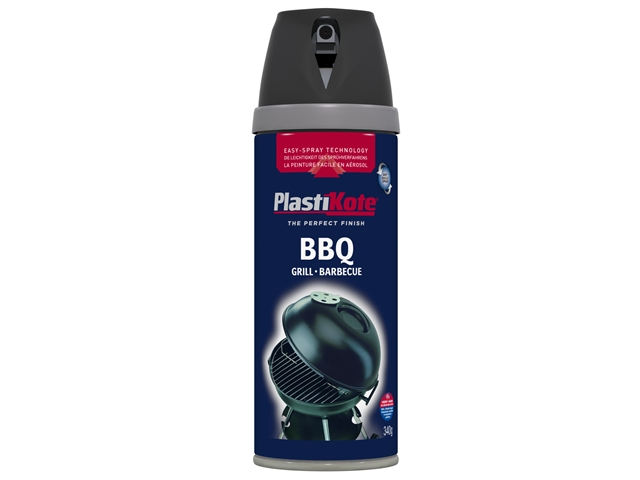 Plasti-kote BBQ Twist & Spray Black 400ml