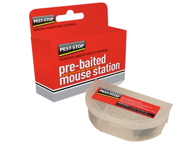 Pest-Stop Systems Pre-Baited Sealed Mouse Bait Station