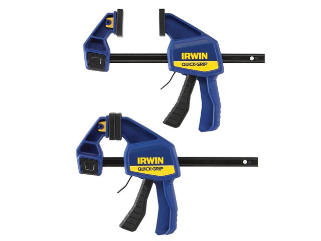 IRWIN Quick-Grip Quick-Change™ Medium-Duty Bar Clamp 150mm (6in) Twin Pack
