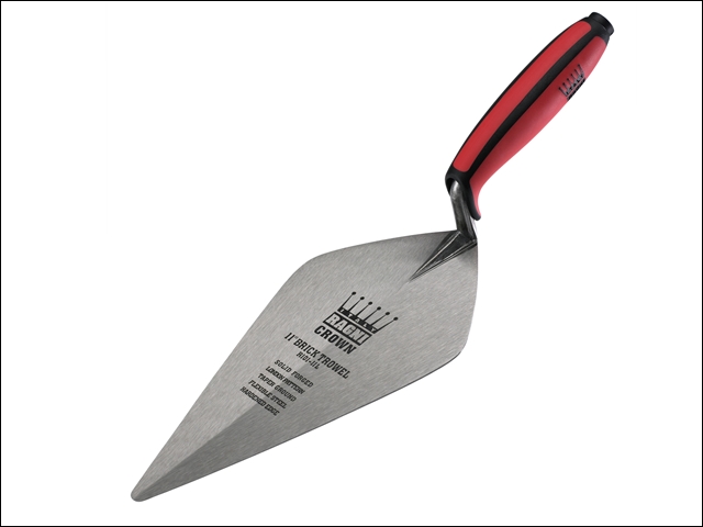 Ragni Crown London Pattern Brick Trowel Non-Slip Handle 10in