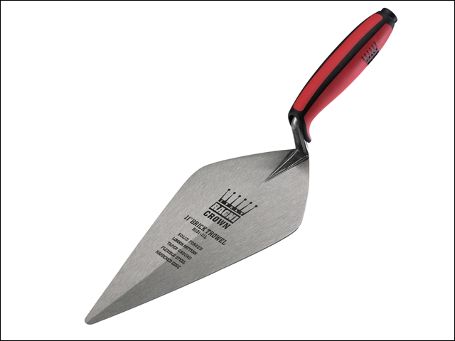 Ragni Crown London Pattern Brick Trowel Non-Slip Handle 11in